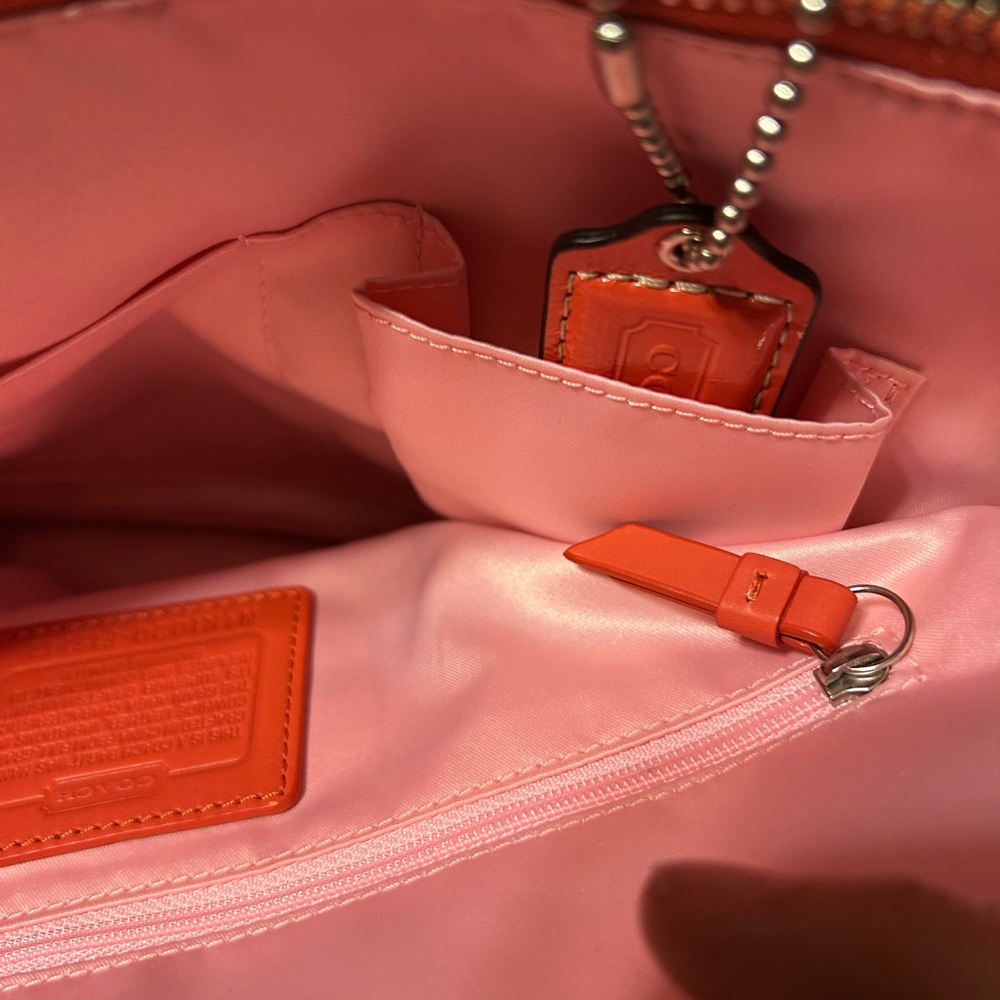 Coach Red Tote Bag - Picture 10 of 15